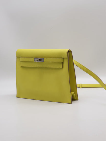 HERMES Kelly danse ll - Lime 9R 檸檬黃銀 Z