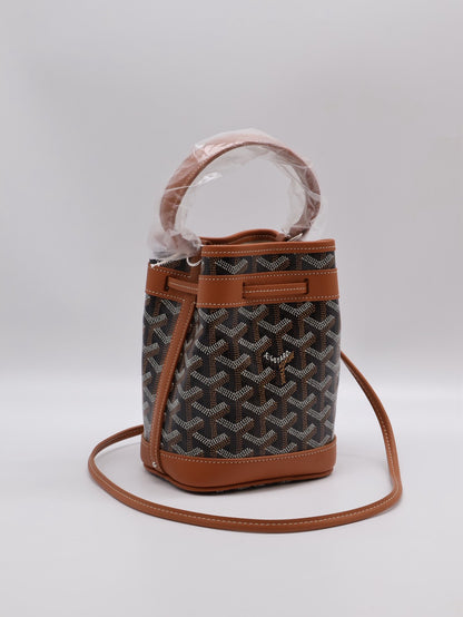 GOYARD Petit Flot水桶包 - Mini棕