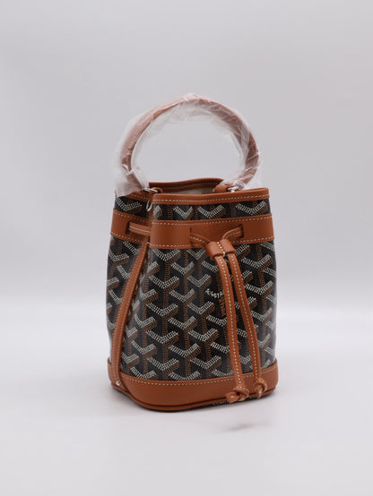 GOYARD Petit Flot水桶包 - Mini棕