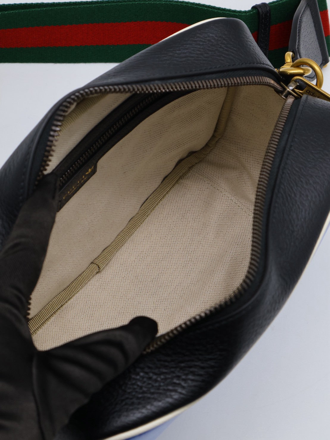GUCCI x Adidas聯名款相機包 - 藍