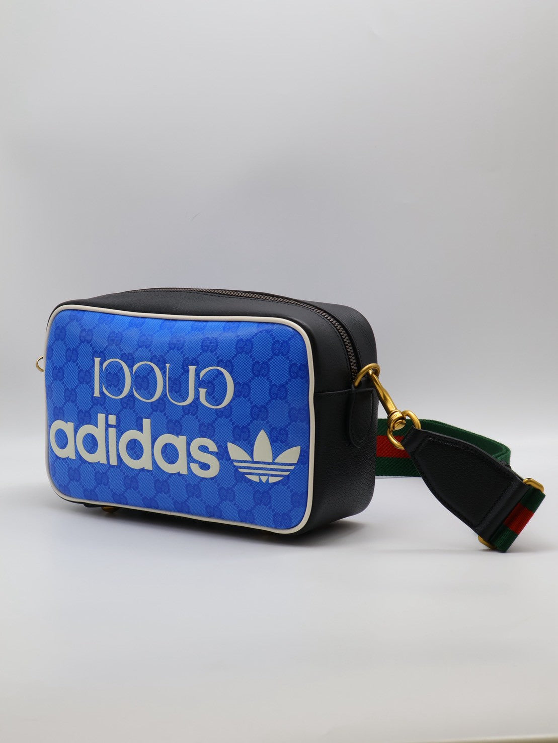 GUCCI x Adidas聯名款相機包 - 藍