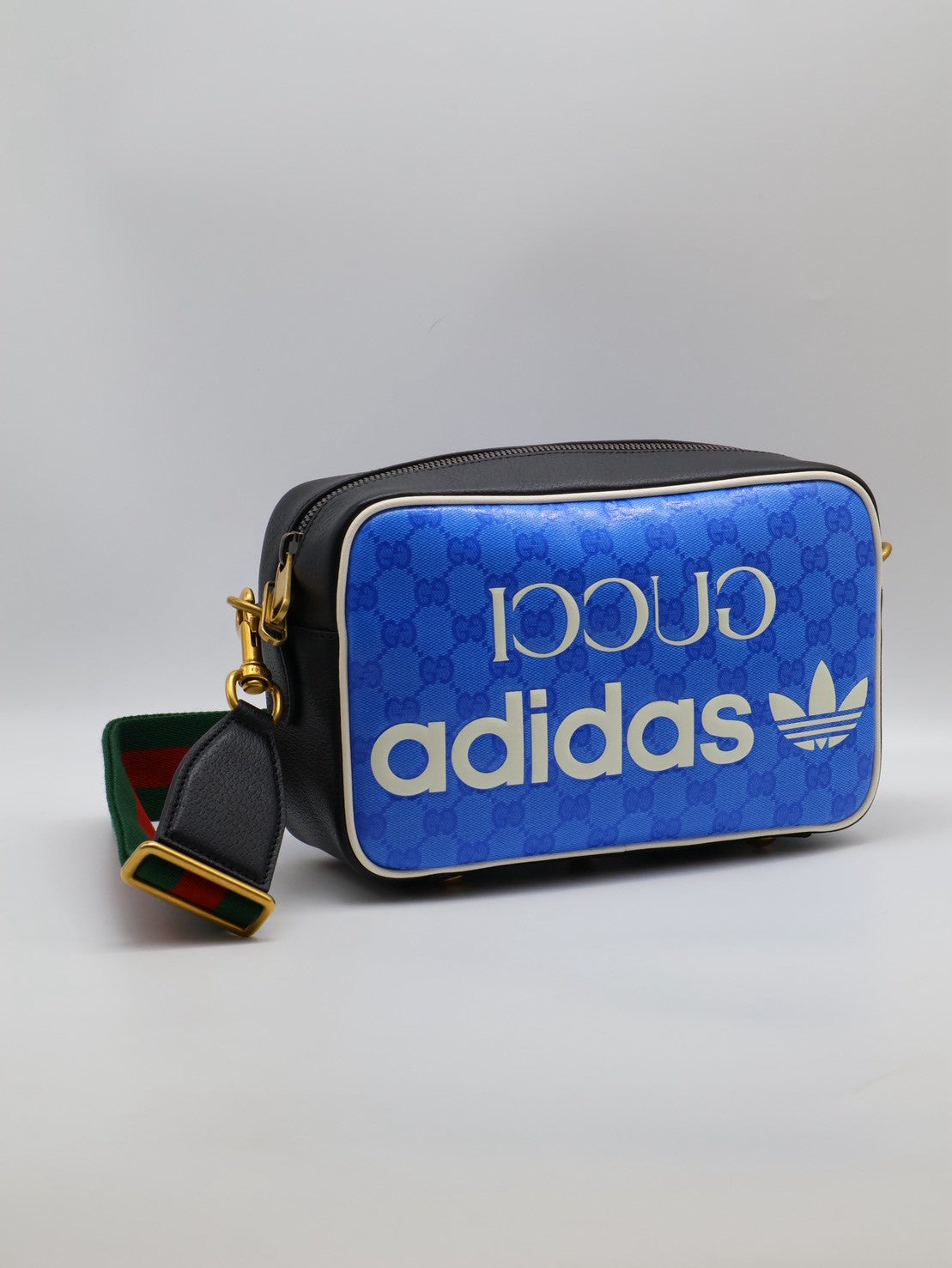 GUCCI x Adidas聯名款相機包 - 藍