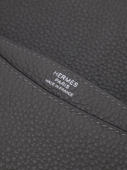 HERMES Steve light junior郵差包 - Gris Meyer 0L 積雨雲灰銀 B