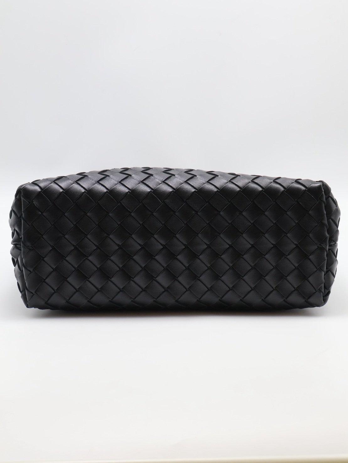 BOTTEGA VENETA Andiamo編織單肩包 - 中號黑金