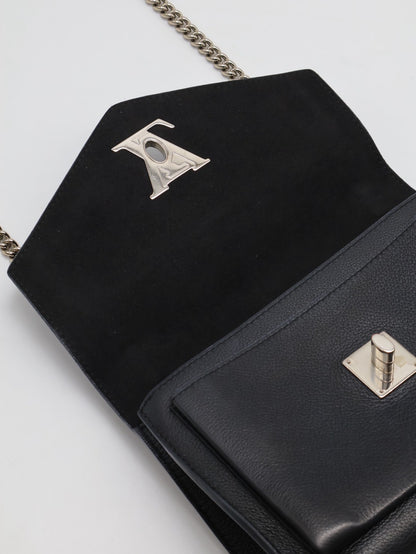 LOUIS VUITTON My Lock Me斜背包 - 黑銀