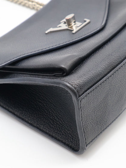 LOUIS VUITTON My Lock Me斜背包 - 黑銀
