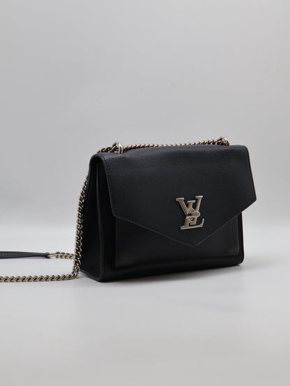 LOUIS VUITTON My Lock Me斜背包 - 黑銀