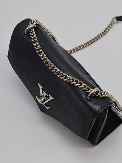 LOUIS VUITTON My Lock Me斜背包 - 黑銀