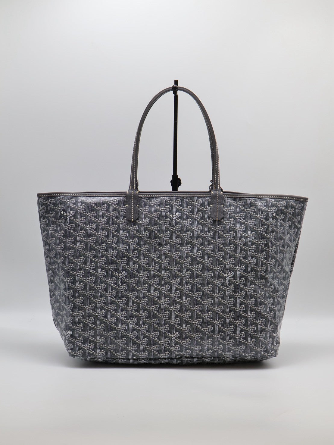 GOYARD 新版亞麻帆布Tote - 小號灰