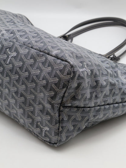 GOYARD 新版亞麻帆布Tote - 小號灰