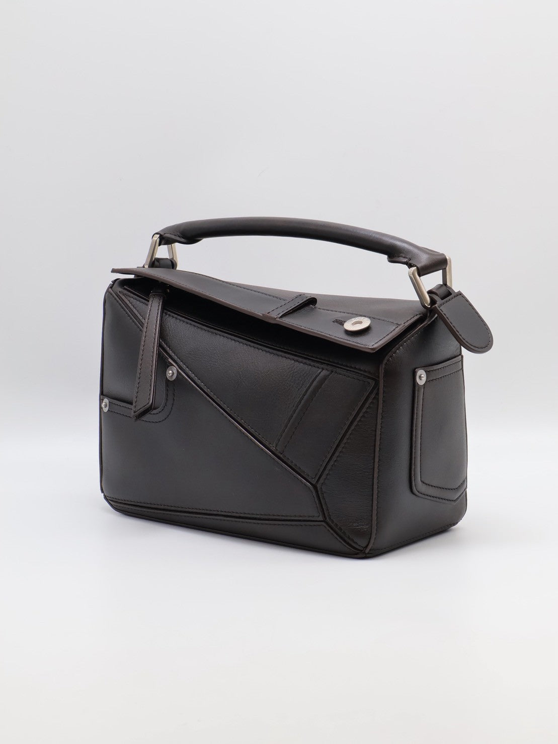 LOEWE Panta puzzle - 小號深咖啡