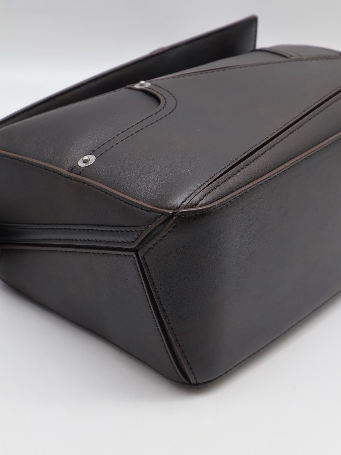 LOEWE Panta puzzle - 小號深咖啡