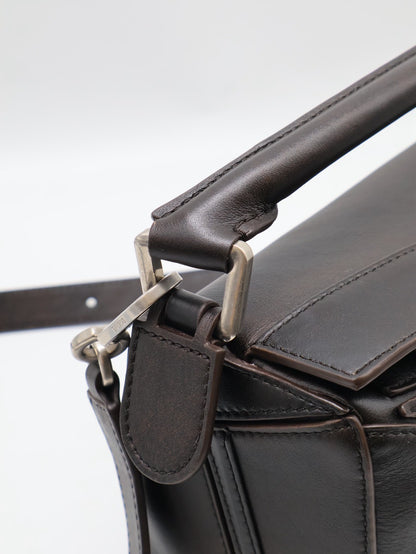 LOEWE Panta puzzle - 小號深咖啡