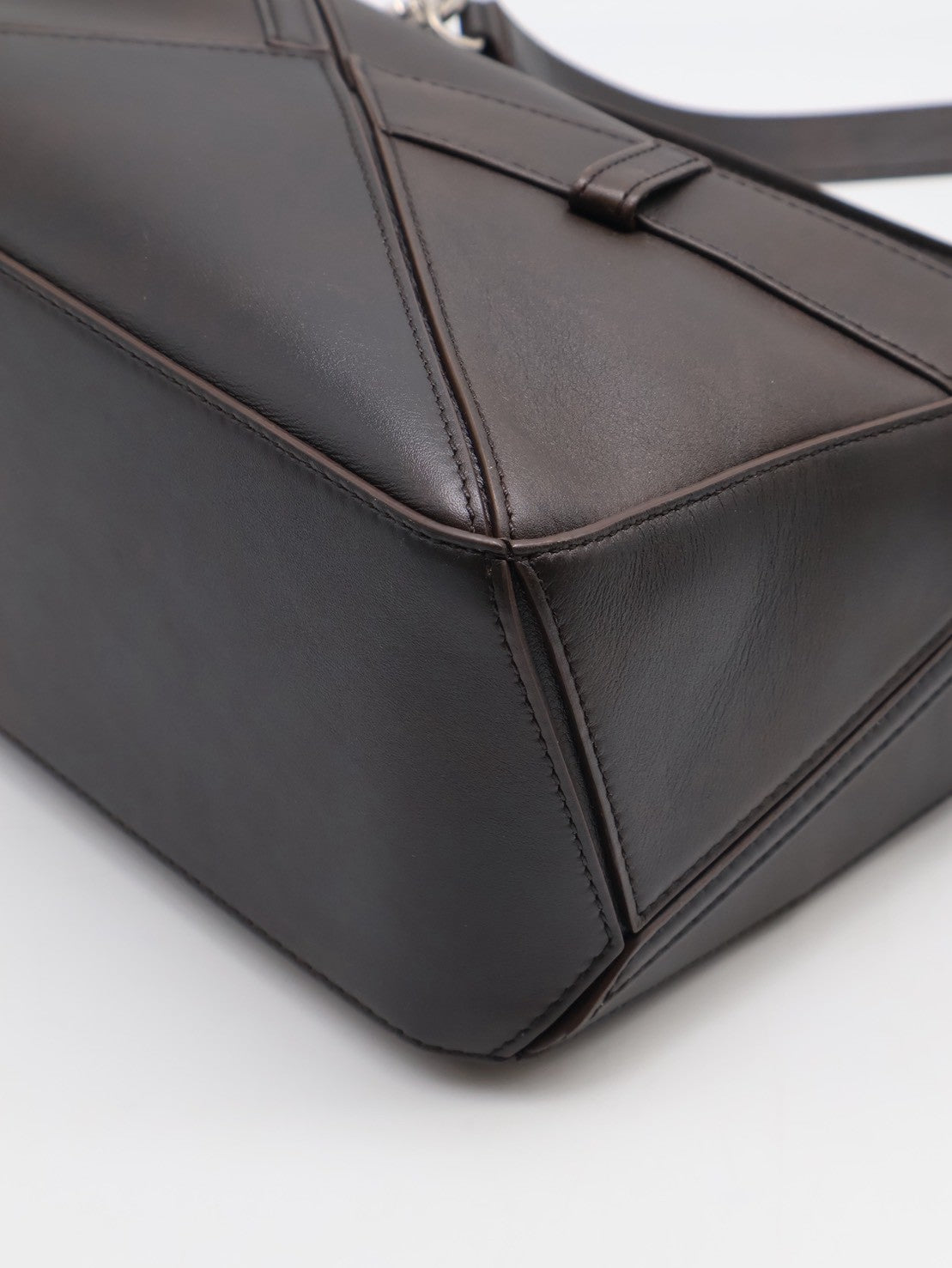LOEWE Panta puzzle - 小號深咖啡