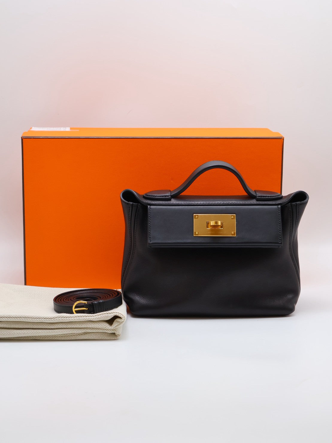 HERMES Mini 24/24 - Noir 89 黑金 W
