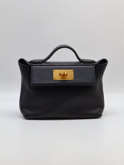 HERMES Mini 24/24 - Noir 89 黑金 W