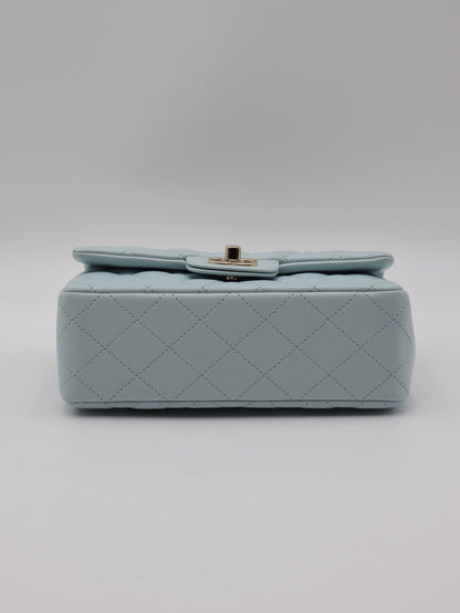CHANEL 21K Handle Mini CF20 - 寶寶藍