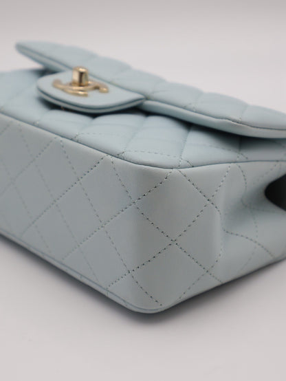 CHANEL 21K Handle Mini CF20 - 寶寶藍