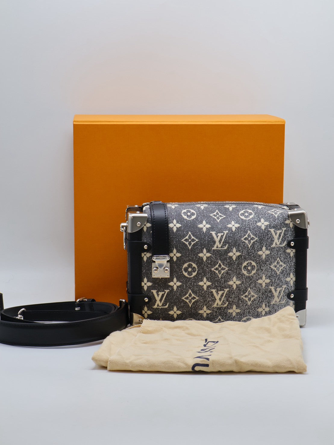 LOUIS VUITTON Side Trunk秀款 - 單寧老花