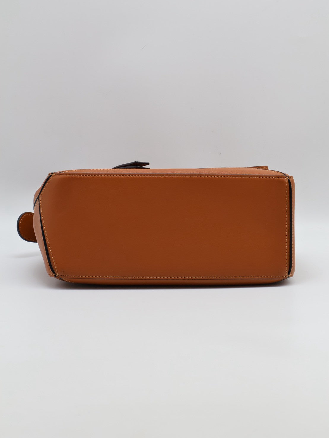 LOEWE Puzzle小牛皮手袋 - 小號棕色