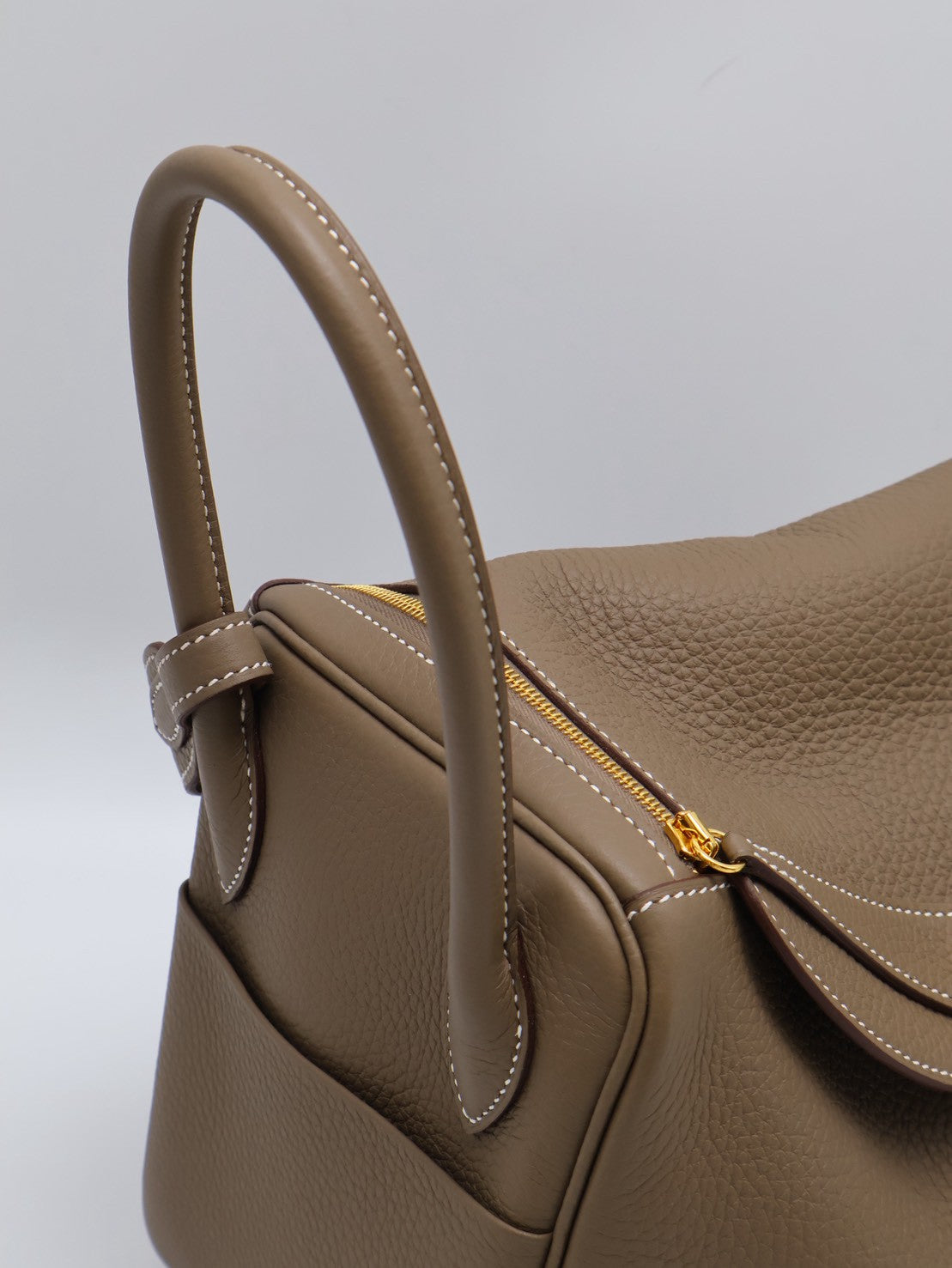 HERMES Lindy 26 -  Etoupe 18 大象灰金 K