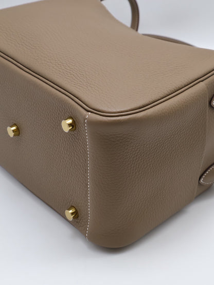 HERMES Lindy 26 -  Etoupe 18 大象灰金 K