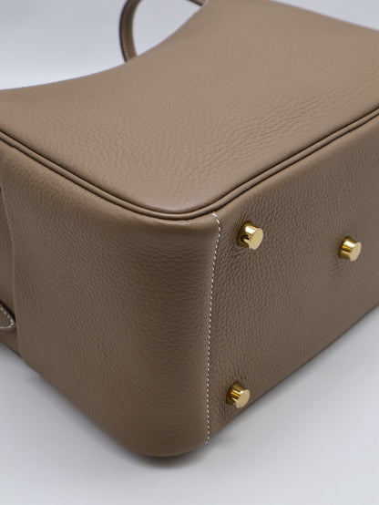 HERMES Lindy 26 -  Etoupe 18 大象灰金 K