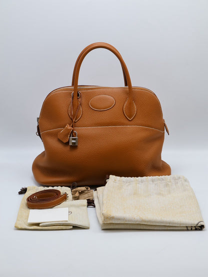 HERMES Bolide 35 - Gold 37 金棕銀 🄾