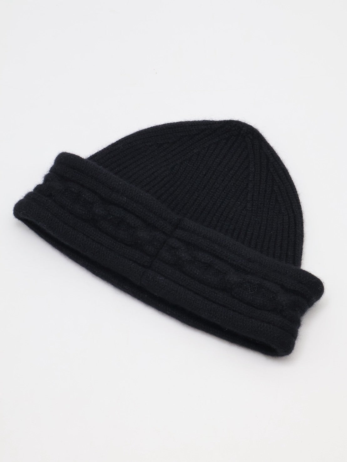 HERMES Heaven twist beanie針織毛帽 - M 黑