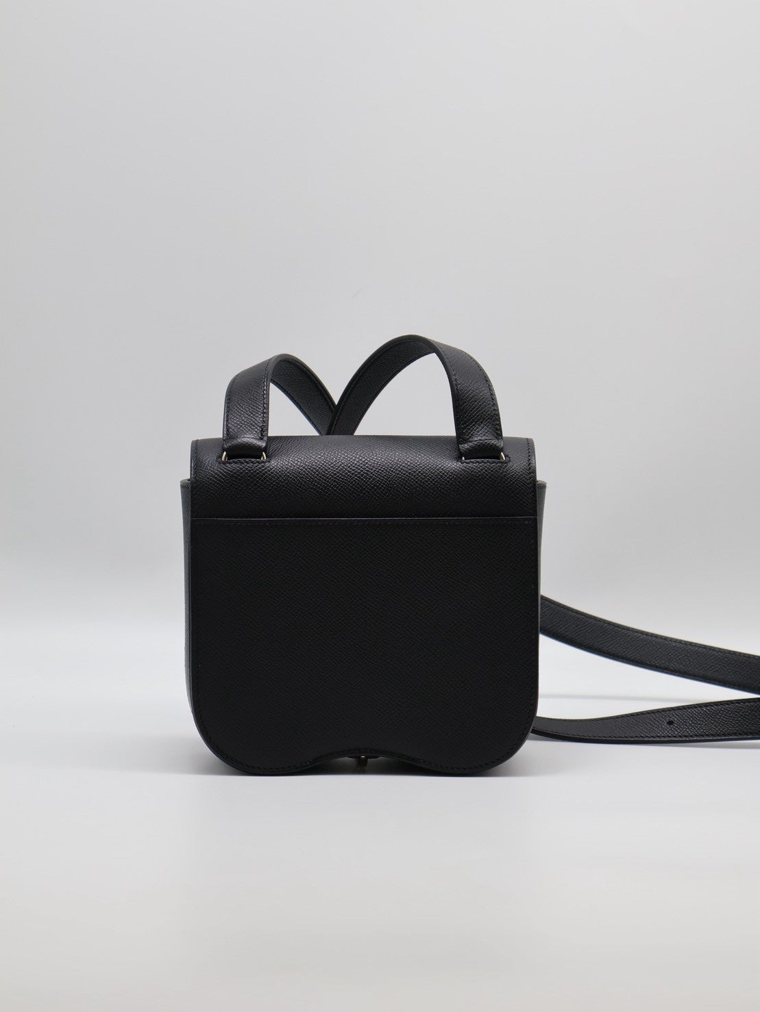 HERMES Della Mini - Noir 89 黑銀 U