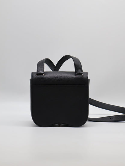 HERMES Della Mini - Noir 89 黑銀 U