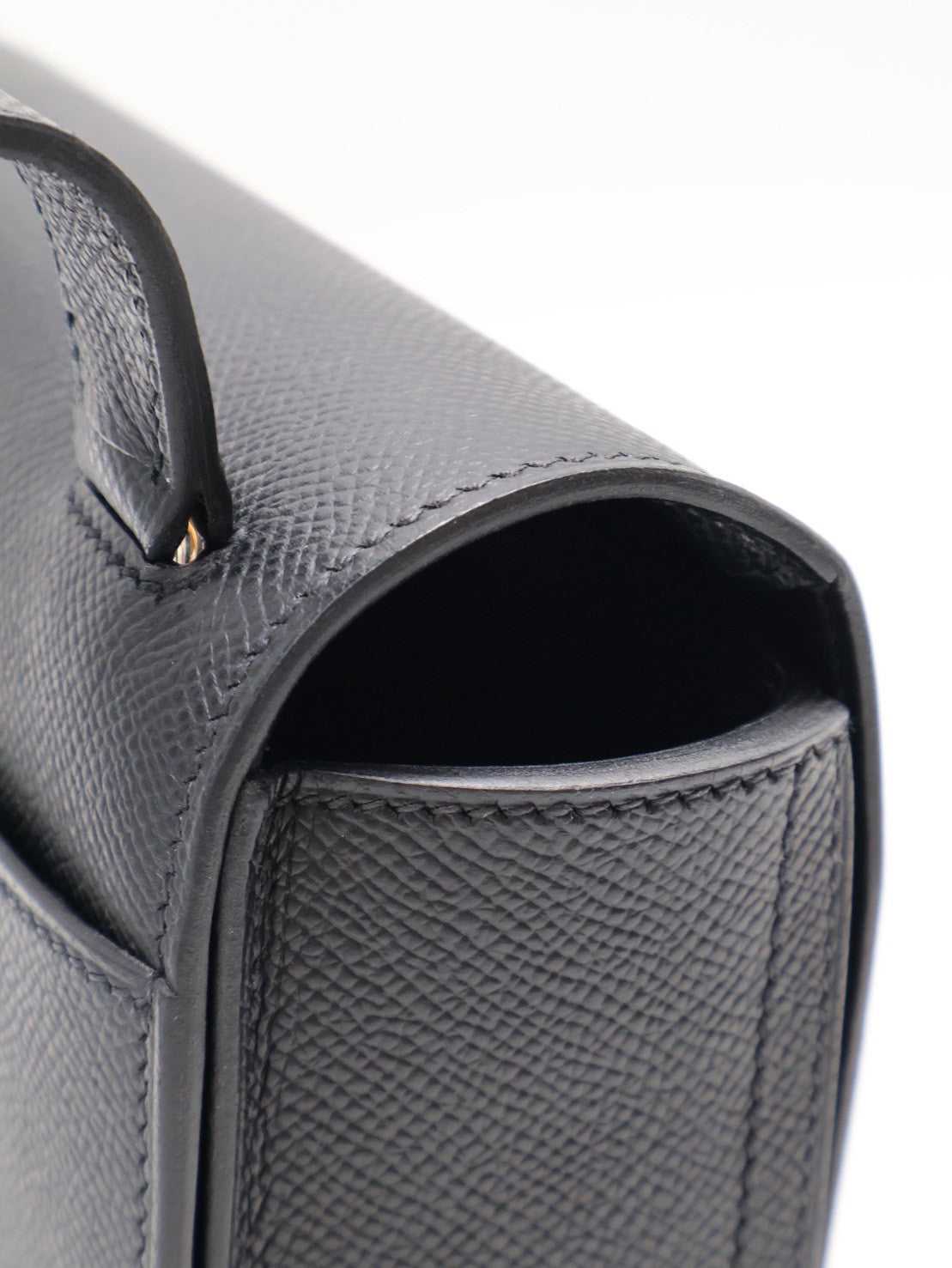 HERMES Della Mini - Noir 89 黑銀 U