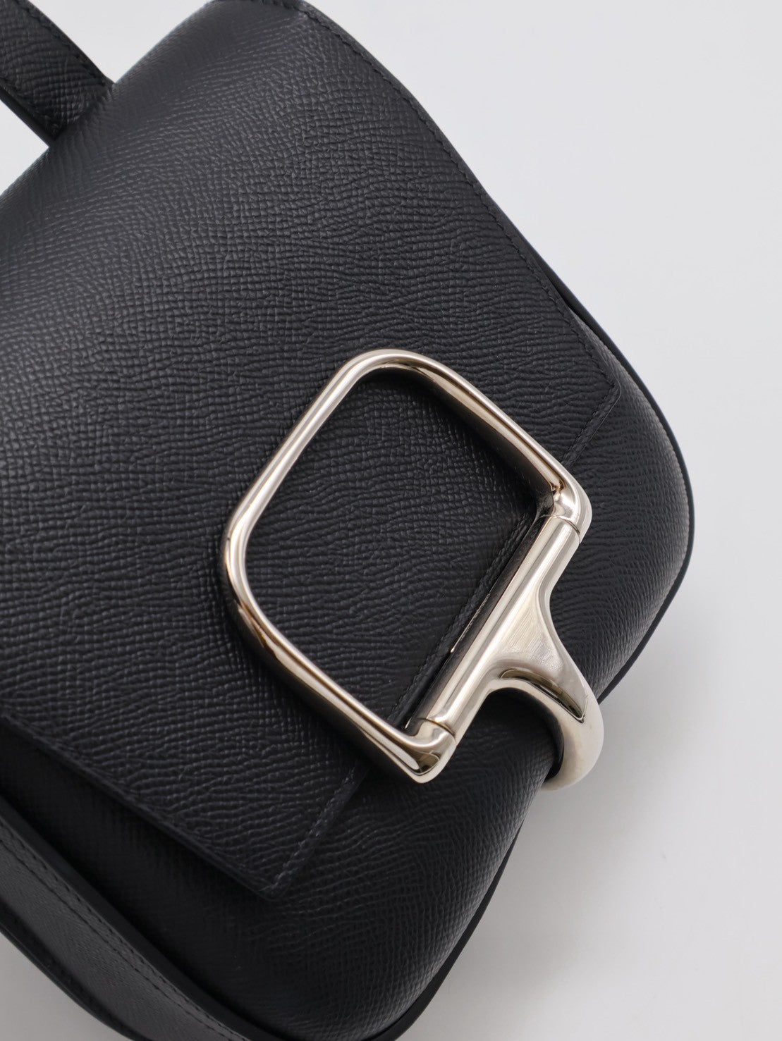 HERMES Della Mini - Noir 89 黑銀 U