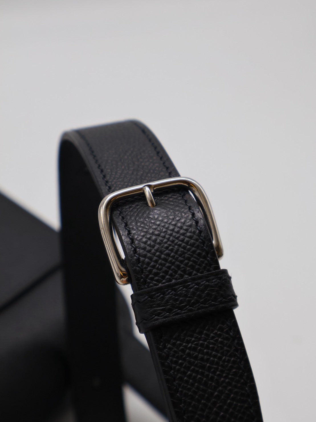 HERMES Della Mini - Noir 89 黑銀 U