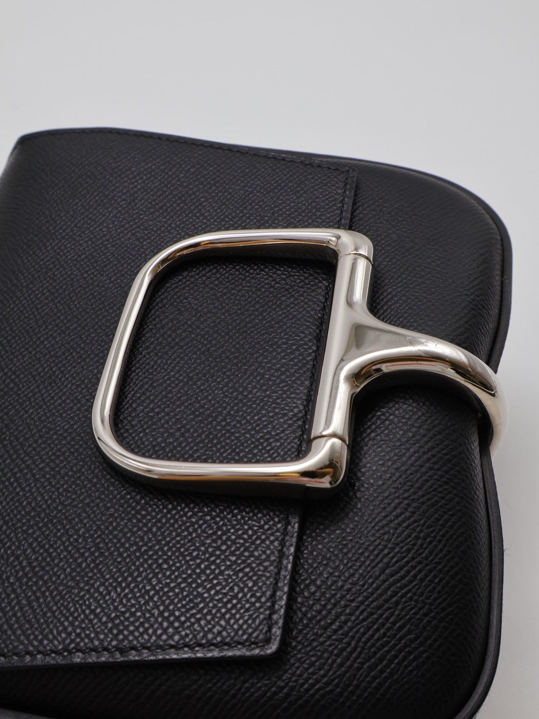 HERMES Della Mini - Noir 89 黑銀 U