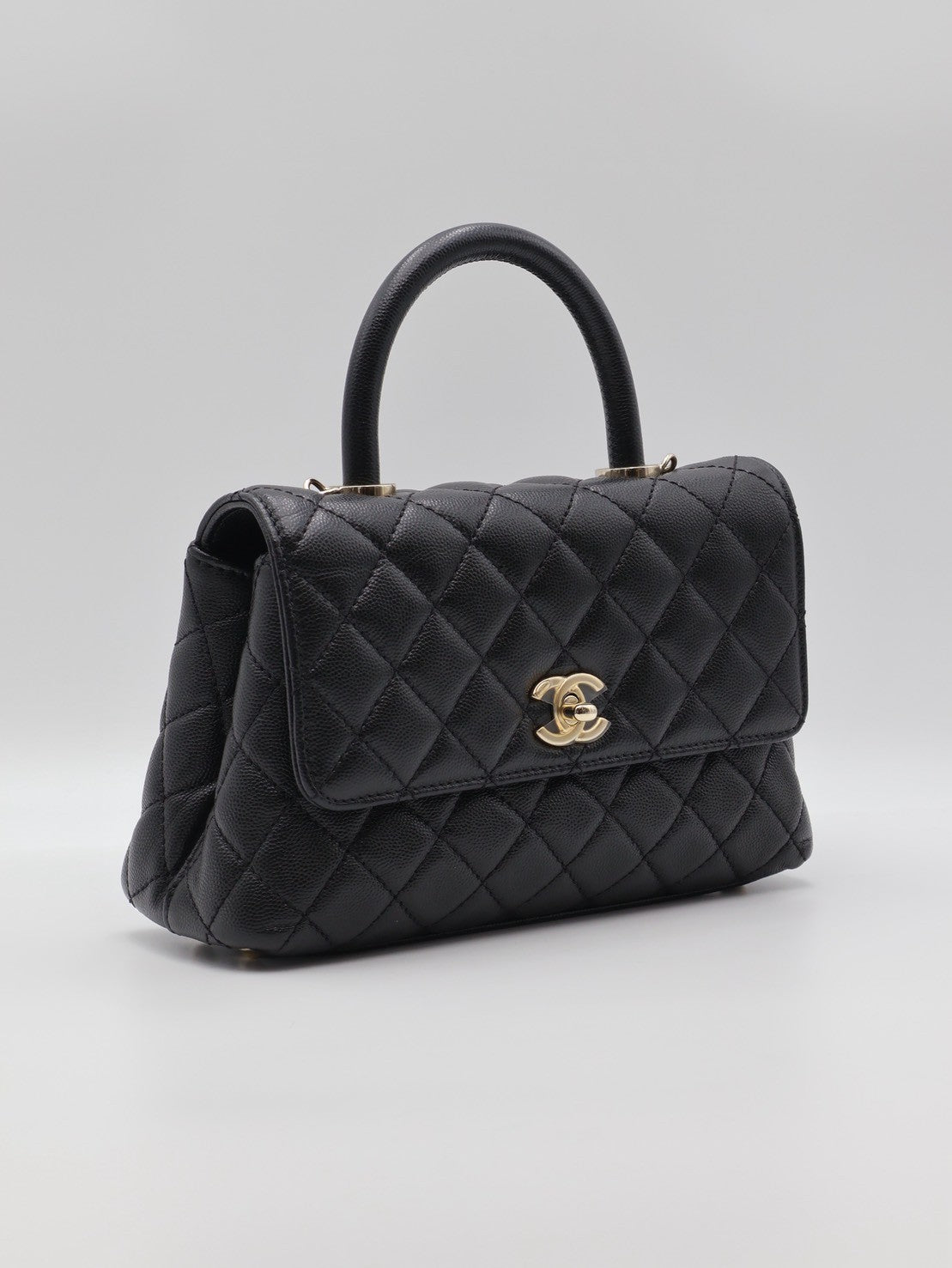 CHANEL Coco Handle - 小號黑金