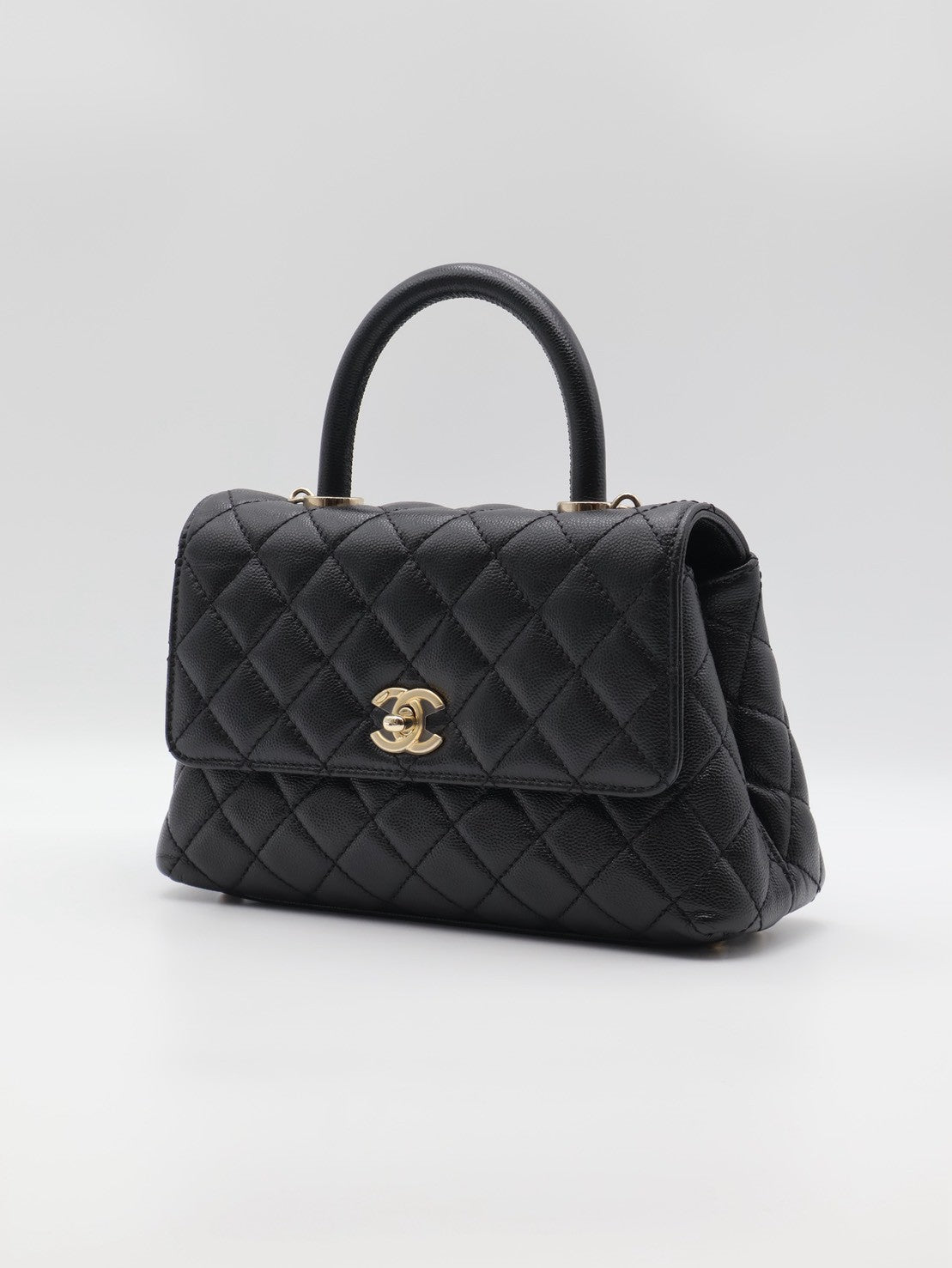 CHANEL Coco Handle - 小號黑金