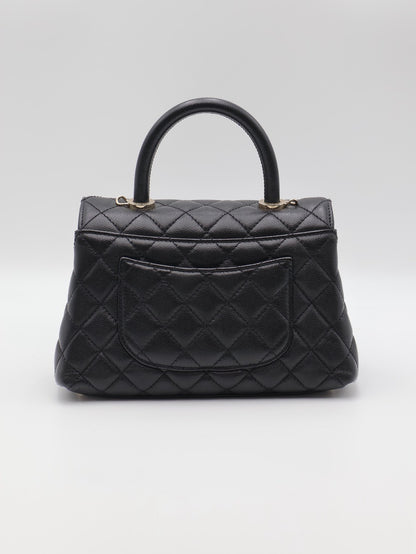CHANEL Coco Handle - 小號黑金