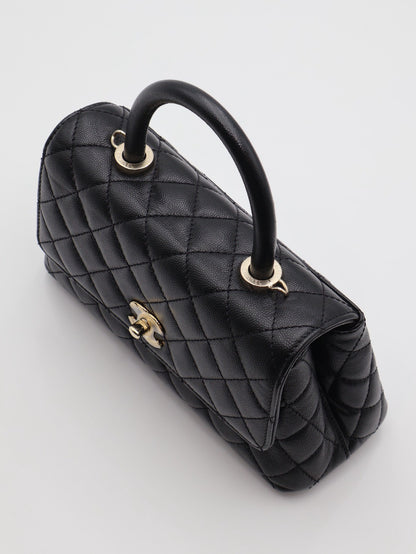 CHANEL Coco Handle - 小號黑金