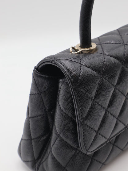 CHANEL Coco Handle - 小號黑金