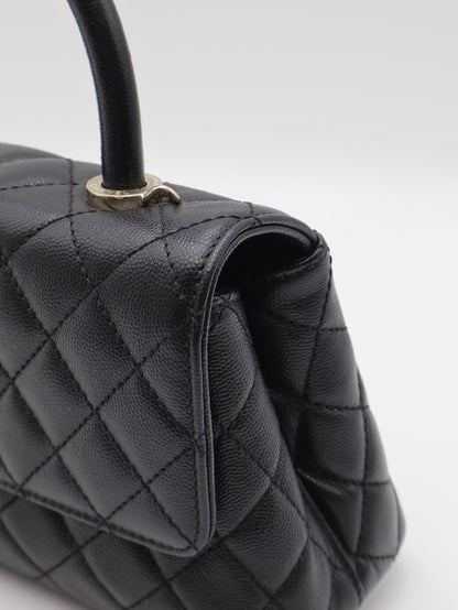 CHANEL Coco Handle - 小號黑金