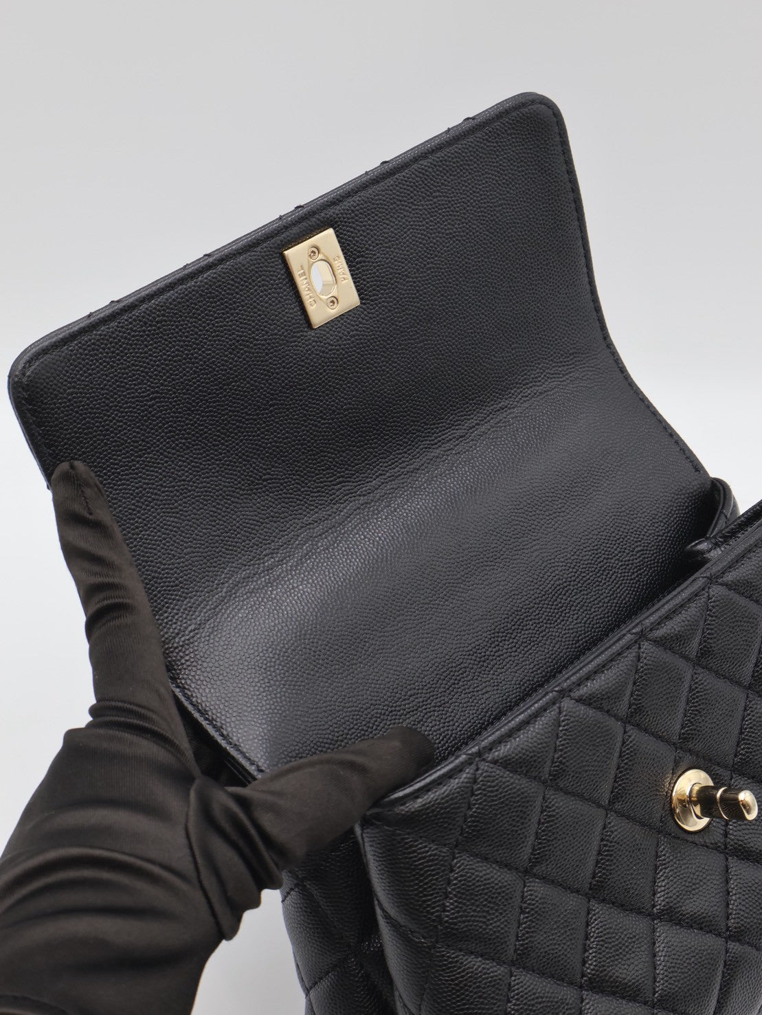 CHANEL Coco Handle - 小號黑金