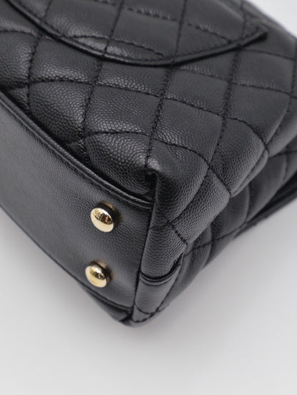 CHANEL Coco Handle - 小號黑金