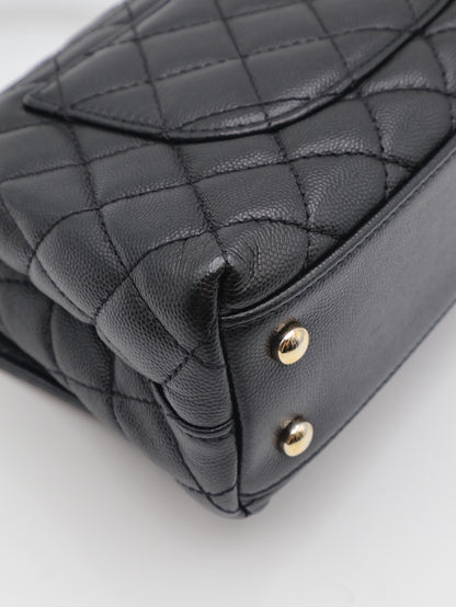 CHANEL Coco Handle - 小號黑金