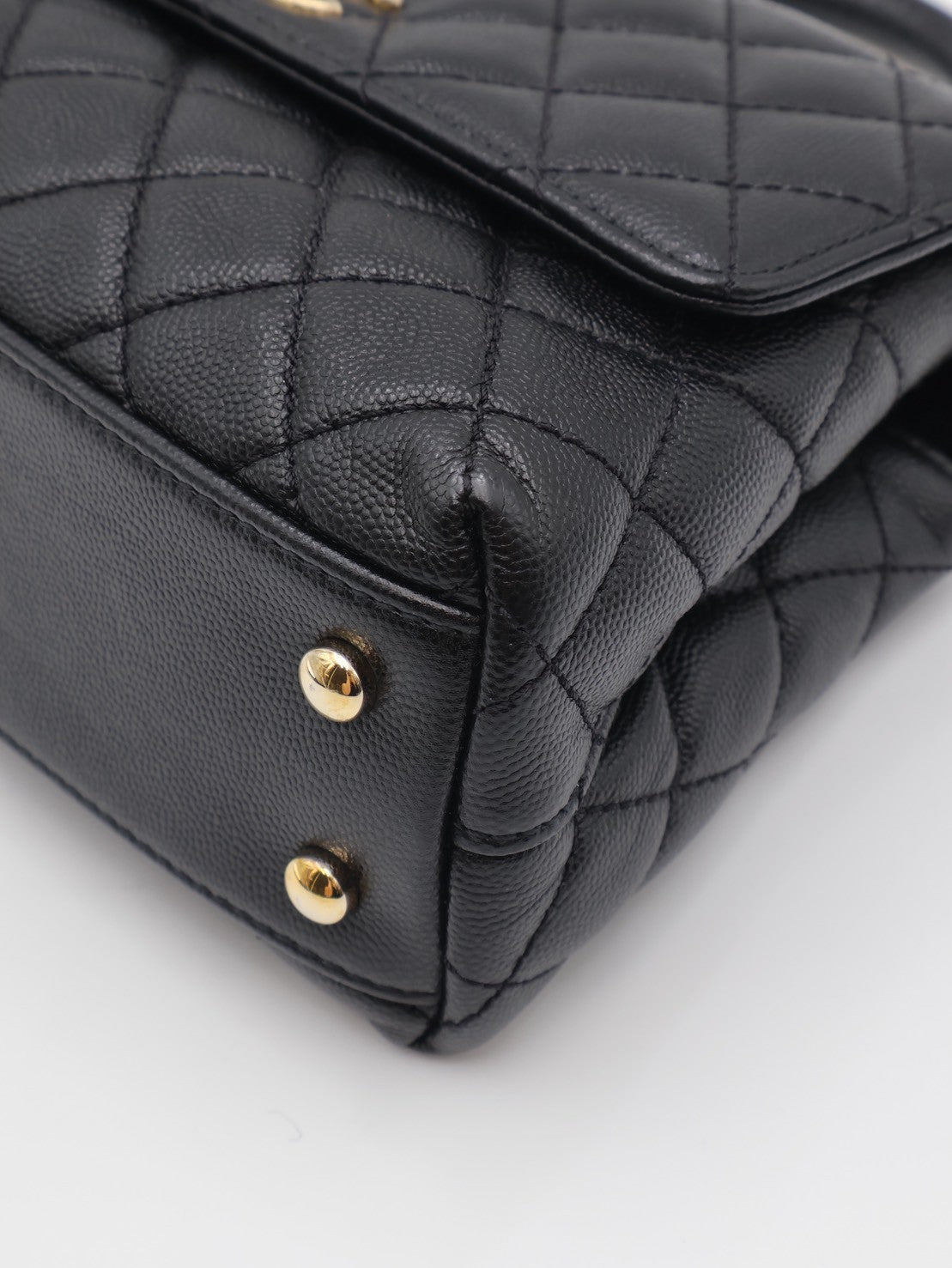 CHANEL Coco Handle - 小號黑金