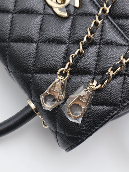 CHANEL Coco Handle - 小號黑金