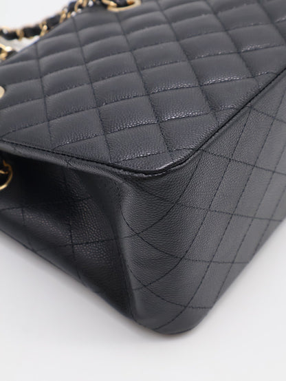 CHANEL Mini Tote粒面牛皮水桶包 - 黑金
