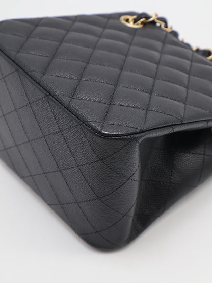 CHANEL Mini Tote粒面牛皮水桶包 - 黑金