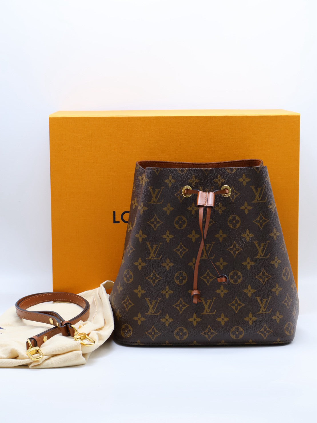 LOUIS VUITTON Neonoe水桶包 - MM棕