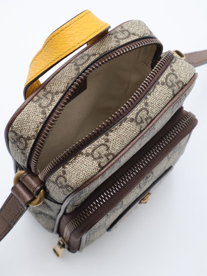 GUCCI Neo Vintage Supreme老花斜背包